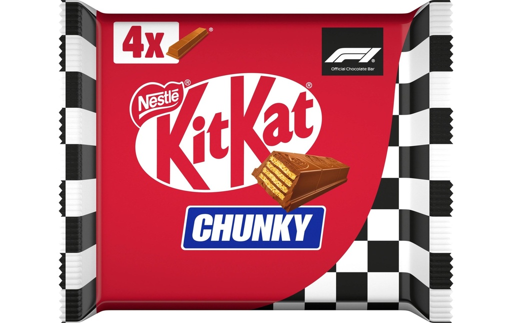 Nestlé Snacks Barre KitKat Chunky lait 4 x 40 g