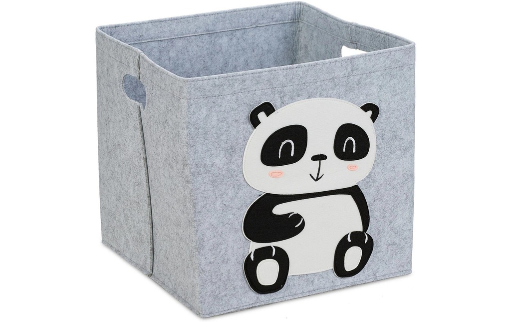 relaxdays Panier à jouets Panda
