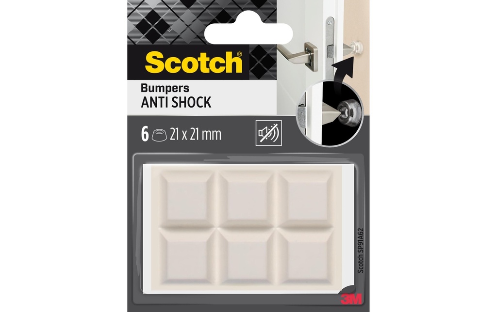 SCOTCH Tampons élastiques 21mmx21mm (6 pces)
