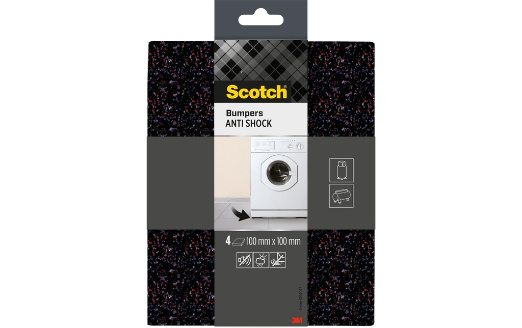 [302910077] SCOTCH Tampons élastiques 100mmx100mm (4 pces)