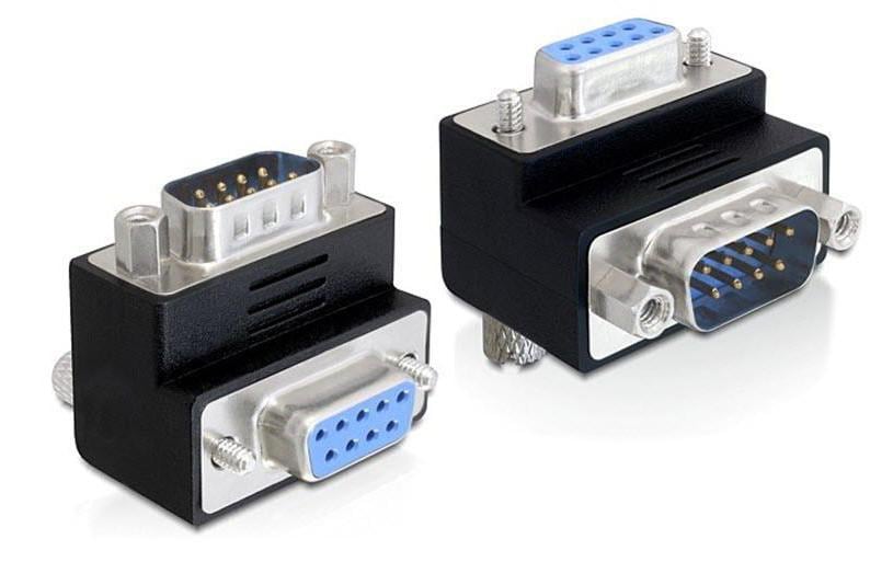 Delock Adaptateur d’angle DB9 RS-232, 90°