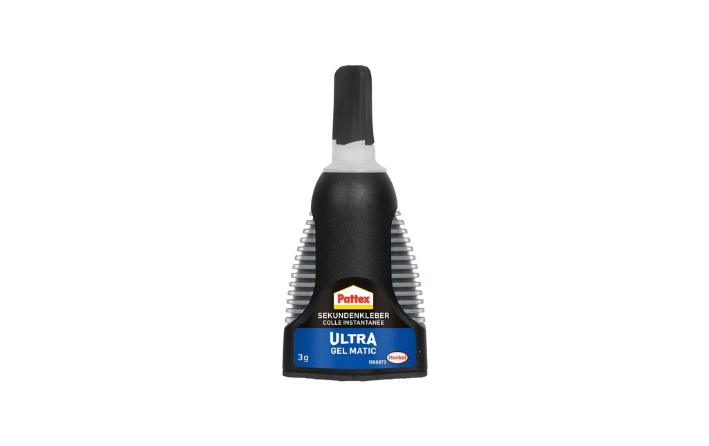 Pattex Colle instantanée Ultra Gel Matic 1 x 3 g, Transparent