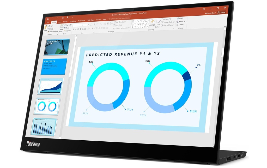 Lenovo Moniteur ThinkVision M14d USB-C 14 , 2240 x 1400