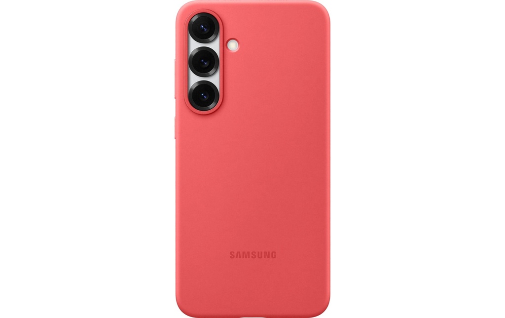 Samsung Coque arrière Silicone Galaxy S25+ Rouge