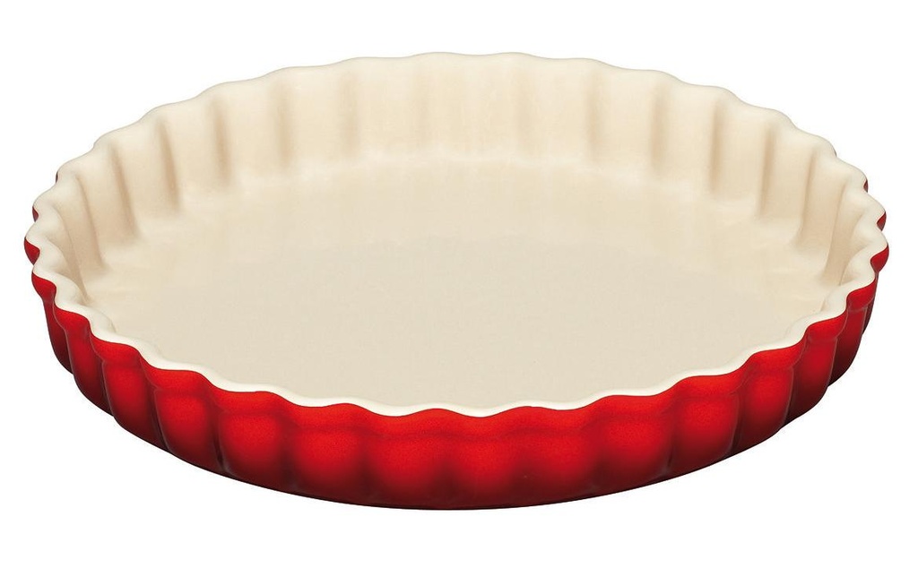 Le Creuset Moule à tarte 28 cm, Rouge cerise