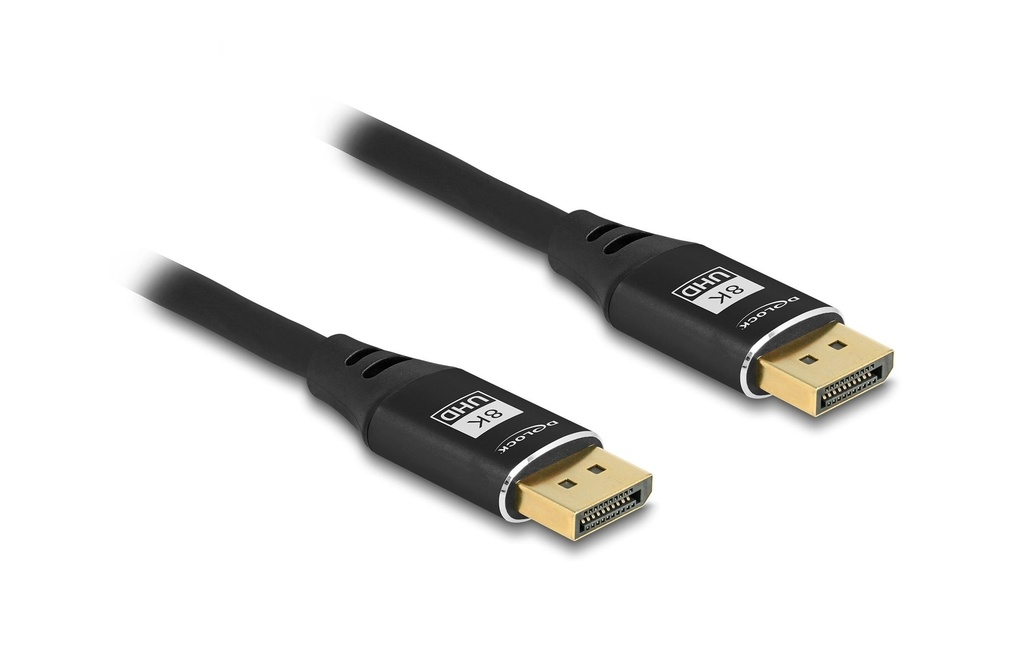 Delock Câble 8K 60 Hz DisplayPort - DisplayPort, 3 m, Noir