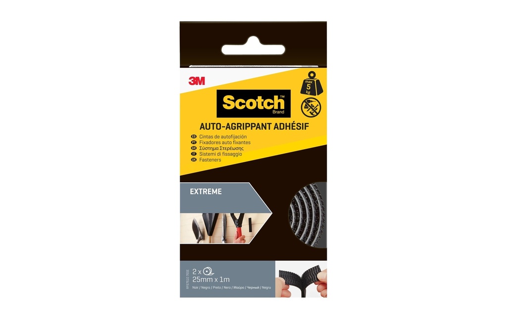 [304017129] SCOTCH Fermeture à pression 25mm noir