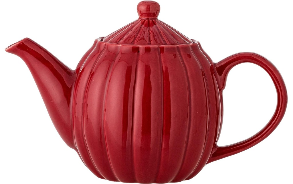 Bloomingville Théière Latina, 1 l, faïence, rouge