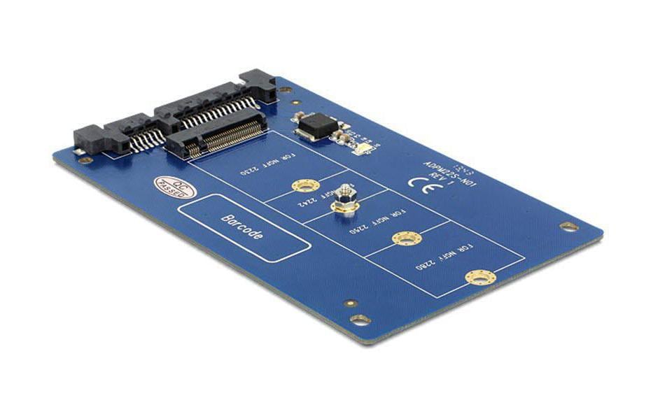 Delock Platine adaptatrice 2,5” M.2 - SATA sans cadre