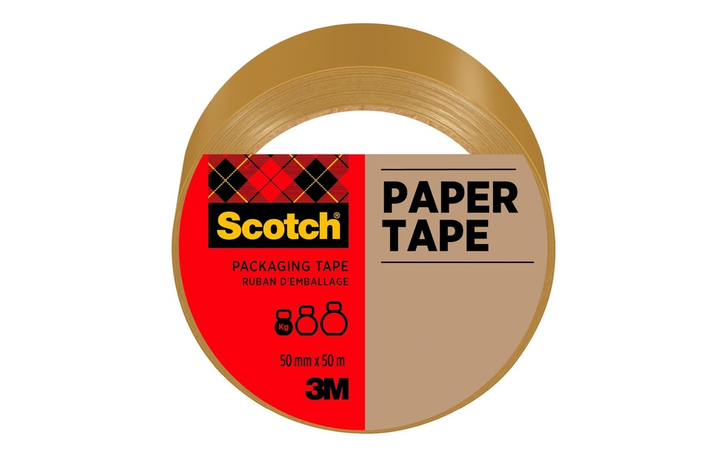 SCOTCH Ruban d'emball.papier brun (50 pces)