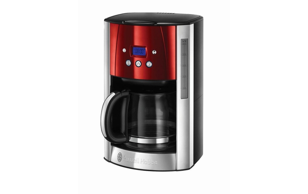 Russell Hobbs Cafetière filtre Luna Solar Rouge