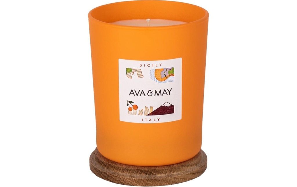 AVA & MAY Bougie parfumée Sicile 180 g