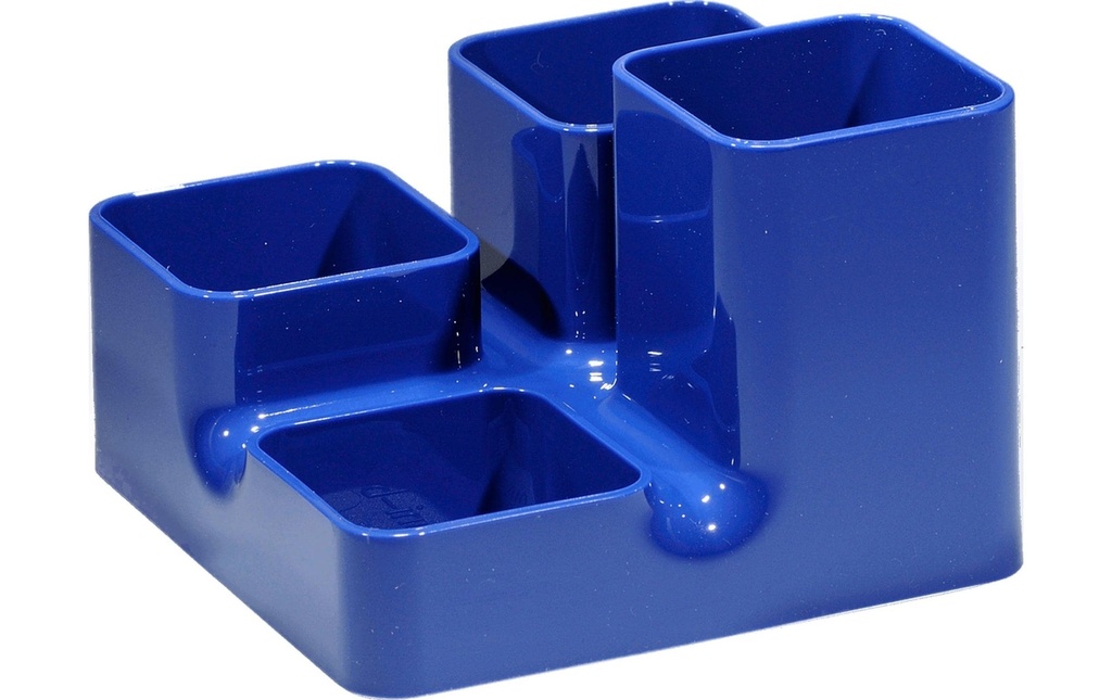 Arlac Pot à crayons Uni Bleu