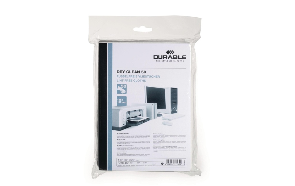 DURABLE Chiffons de nettoyage Dry Clean 50 Pièce/s
