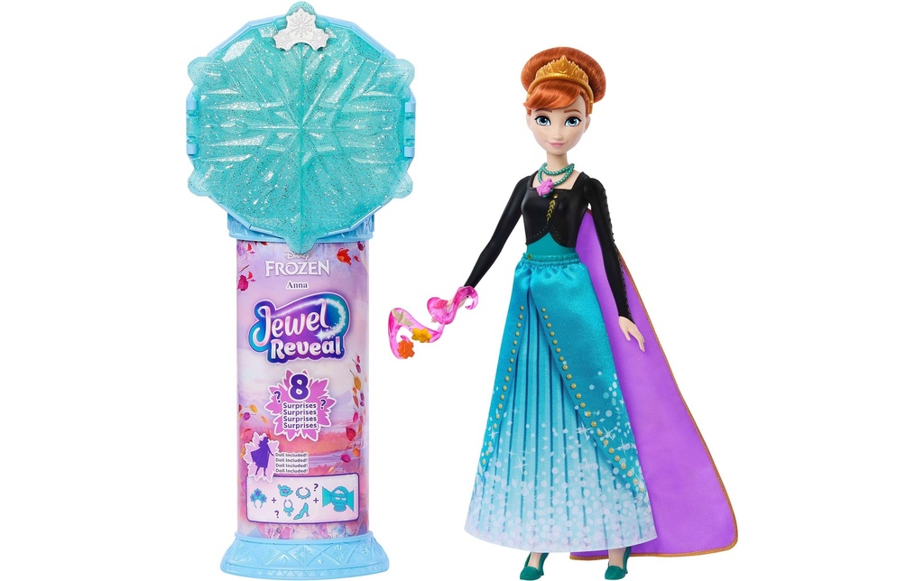 Disney Frozen Poupée Le joyau de la reine des glaces Reveal Anna