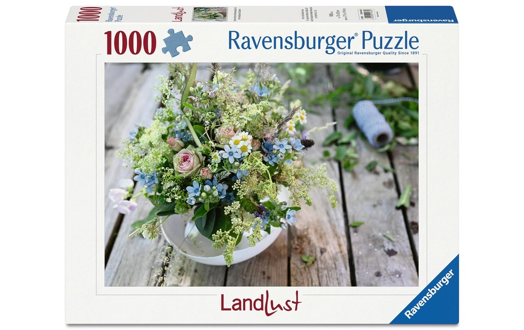 Ravensburger Puzzle Bouquet estival de prairie avec étoile du sud bleu ciel