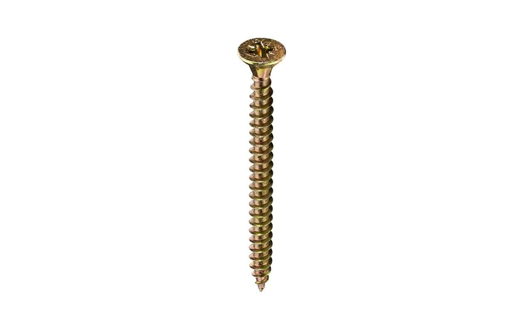 FTM Vis pour contreplaqué Tête fraisée 4.5 x 50 mm Acier, 12 pièces