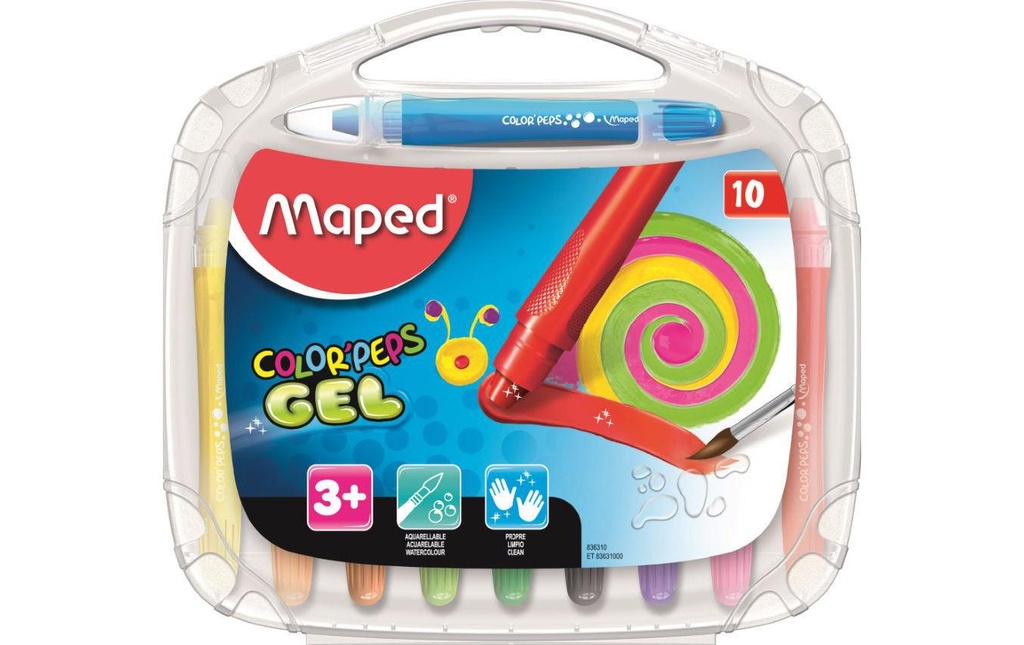 maped Stylo à encre gel Smoothy 10 pièces