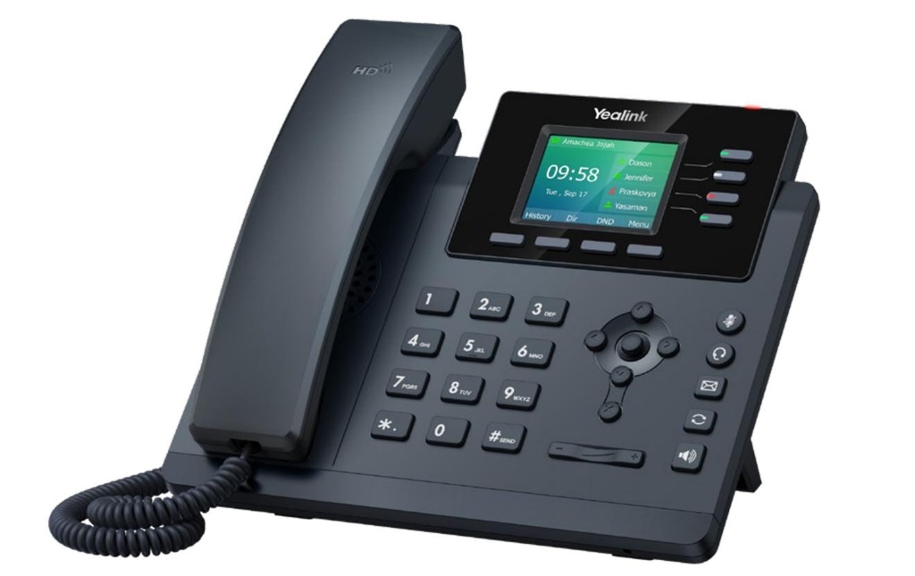 Yealink Téléphone de bureau T34W Noir