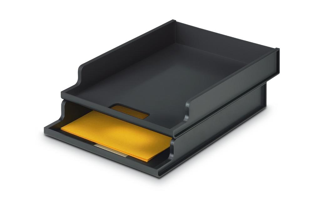 Styro Rangement pour documents Éco Noir