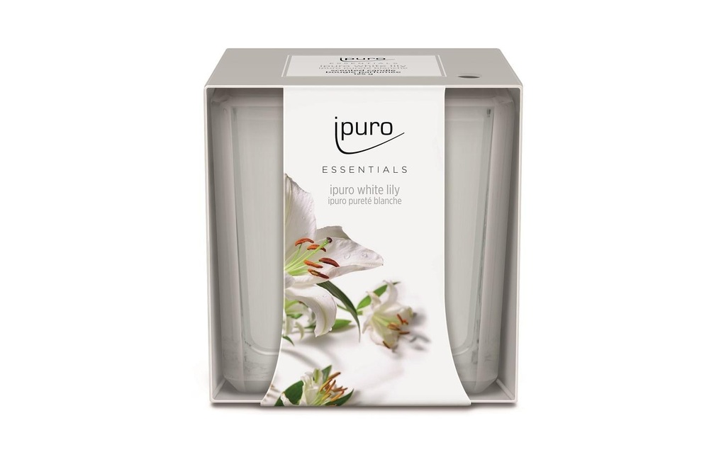 ipuro Bougie parfumée White Lily 125 g