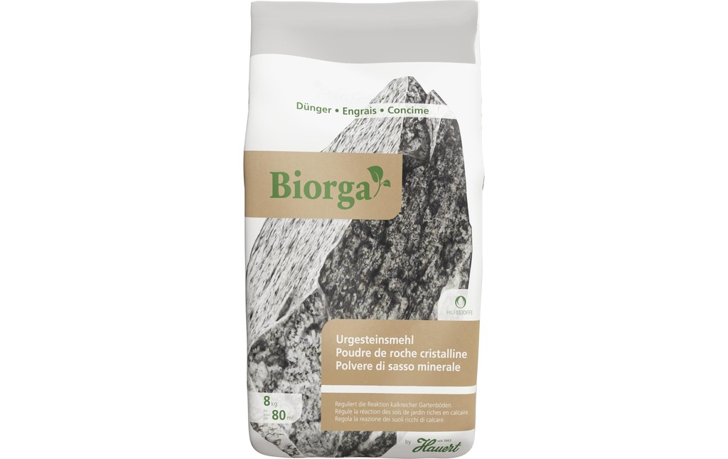 Hauert Poudre de roche cristalline Biorga, 8 kg