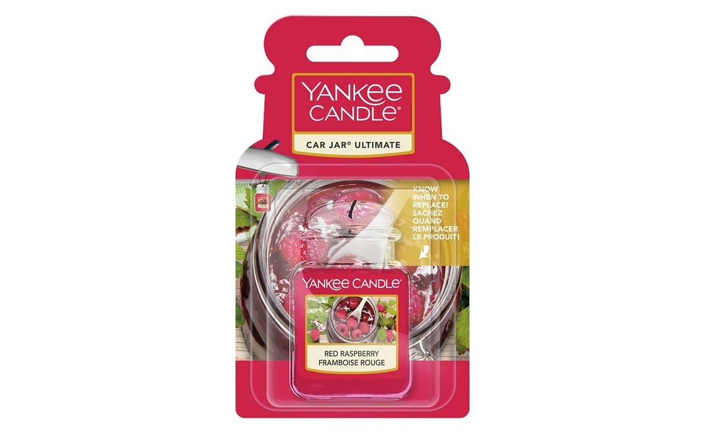 Yankee Candle Désodorisant pour voiture Car Jar Ultimate Red Raspberry