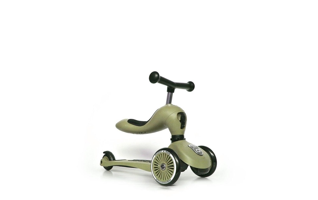 Scoot and Ride Patinette Highwaykick 1 Olive Vert