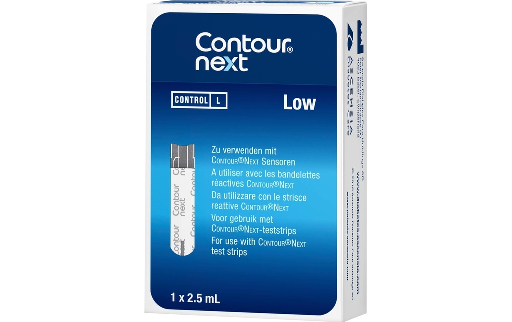 Contour next Solution de contrôle low 2.5 ml