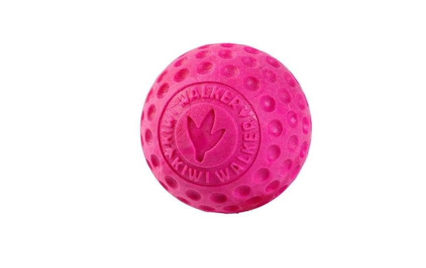 KIWI WALKER Jouet pour chien Balle rose, M, Ø 8 cm