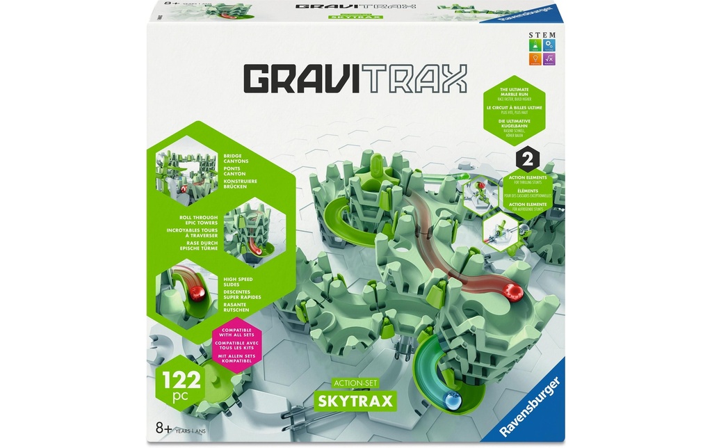 Ravensburger Circuit de billes Kit d'action GraviTrax M Skytrax
