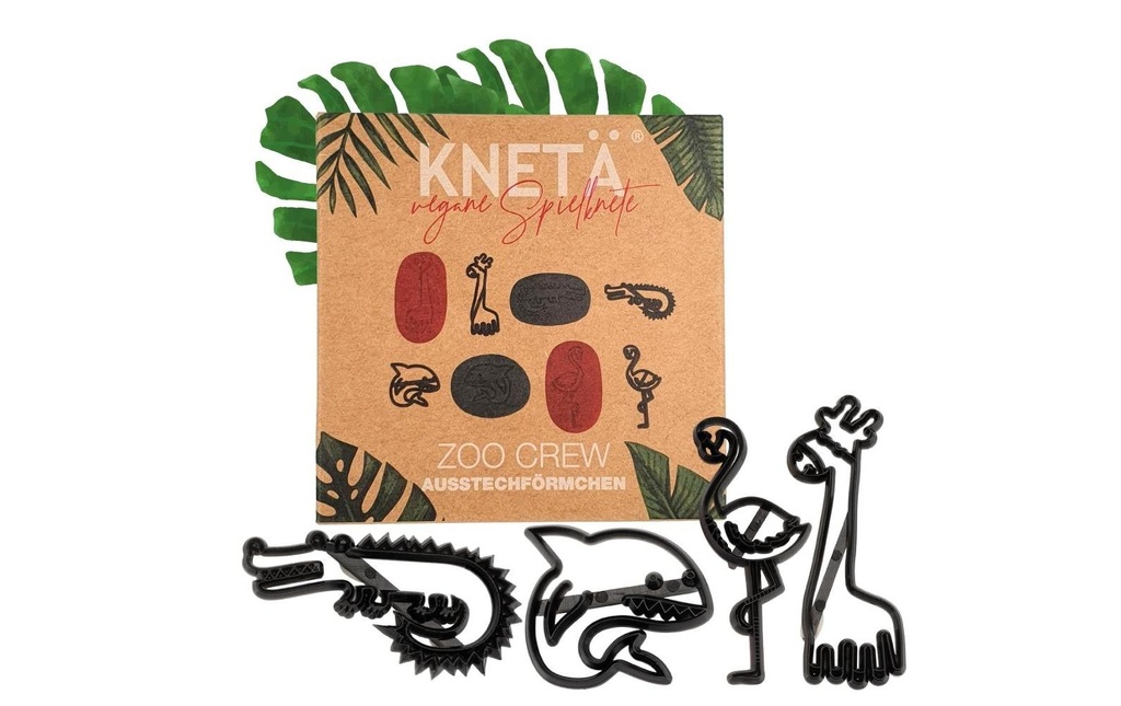 KNETÄ Emporte-pièces 2D Zoo Crew