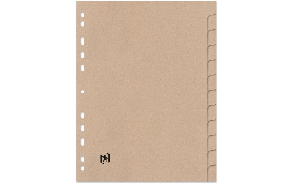 Oxford Registre 12 pièces A4, beige
