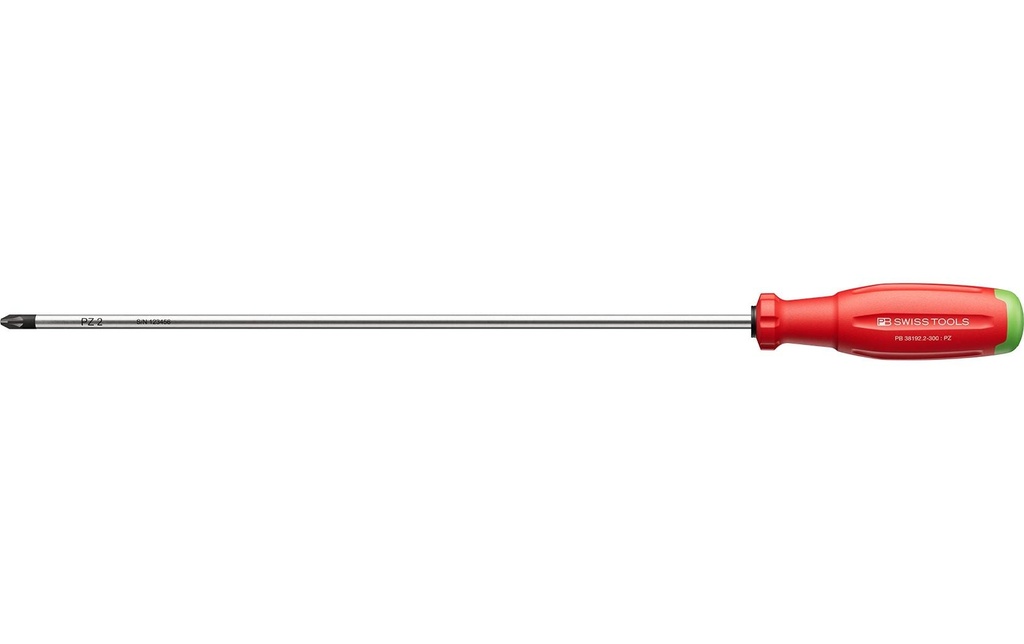 PB Swiss Tools Tournevis cruciforme PZ PB 38192.2-300 Rouge Pozidriv