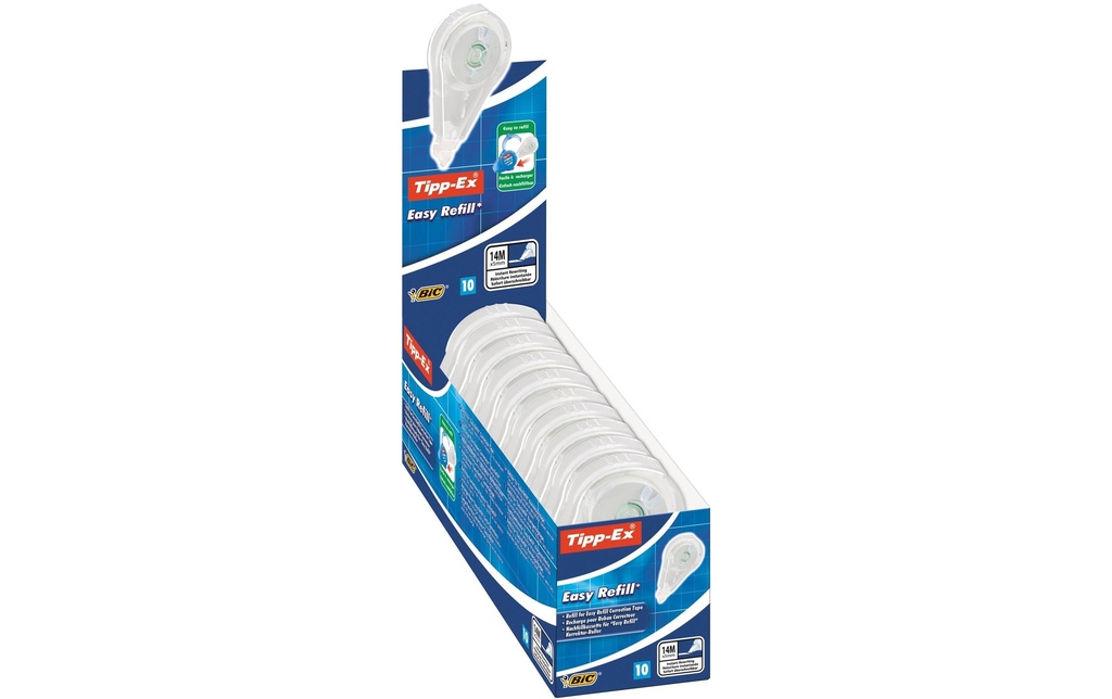 Tipp-Ex Cassette de recharge Easy Refill 5 mm, 10 pièces