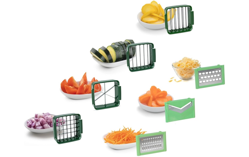 Genius Coupe-légumes Nicer Dicer Quick Professional Vert
