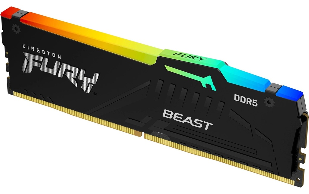 Kingston DDR5-RAM FURY Beast RGB 6000 MHz 1x 16 GB
