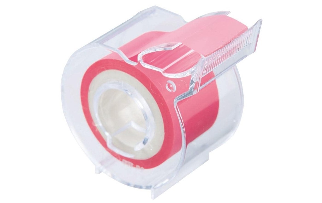 NT Cutter Distributeur à feuillets adhésif Yamato 2.5 cm Rose, 1 rouleau