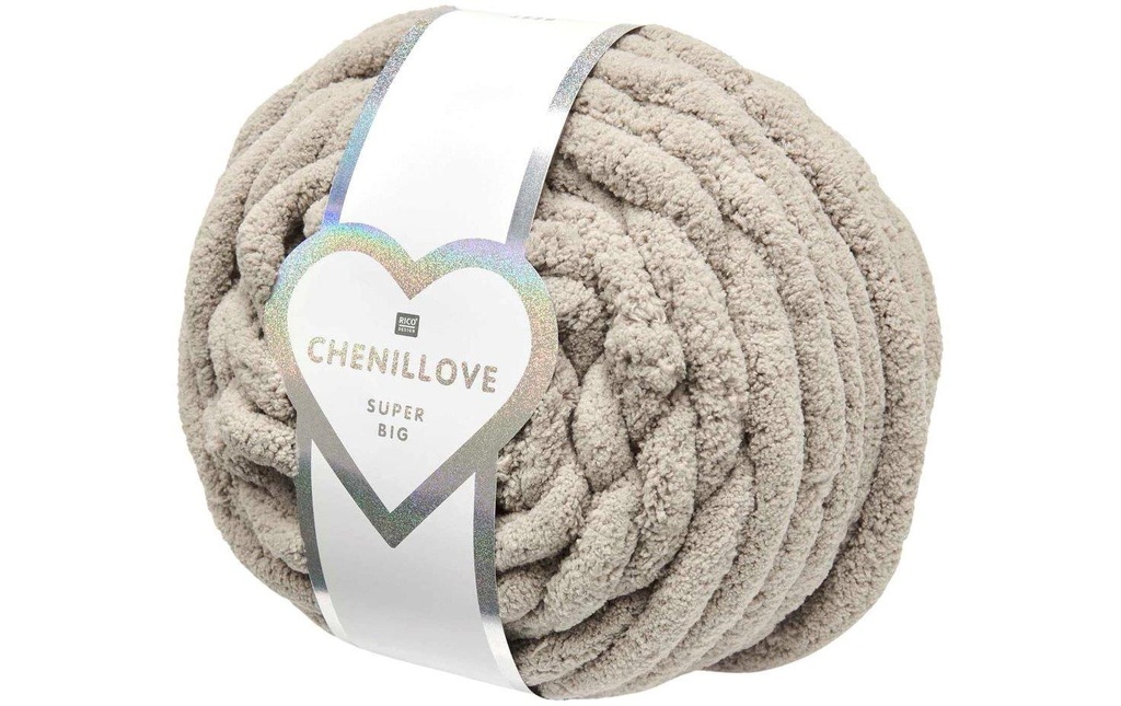 Rico Design Laine Chenillove Super Big 300 g, Nature