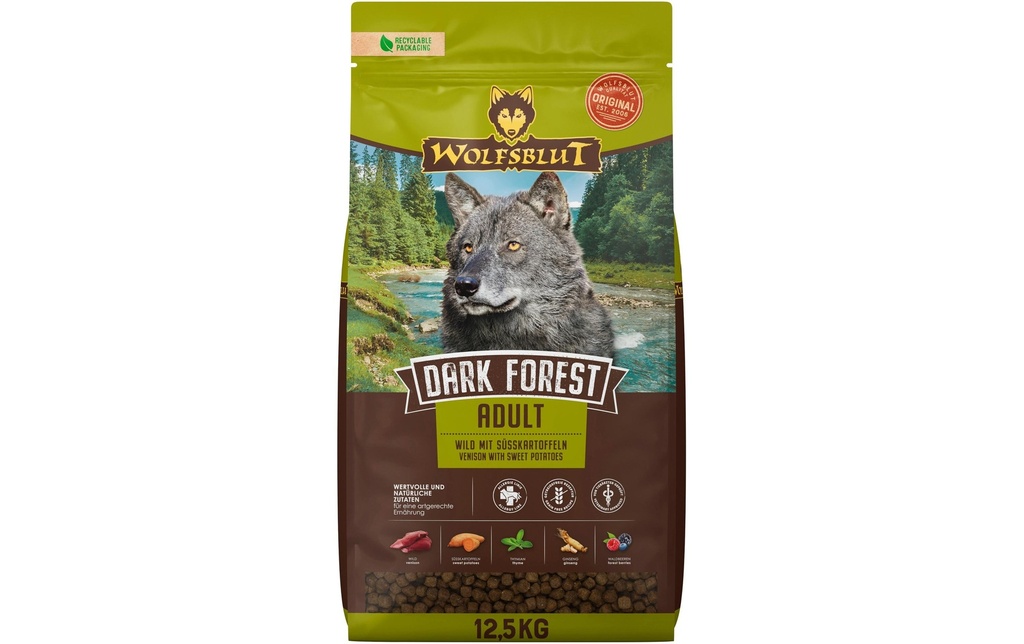 Wolfsblut Alimentation sèche Dog Dark Forest Adult, 12.5 kg