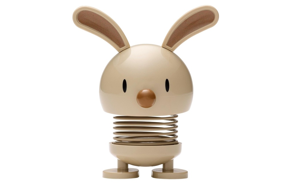Hoptimist Objet à exposer Bumble Bunny S 9 cm, Brun clair