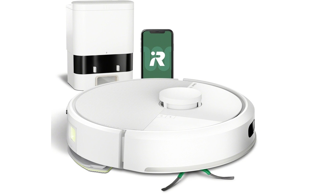 iRobot Robot d’aspiration et d’essuyage Roomba 105 Combo + AutoEmpty Dock