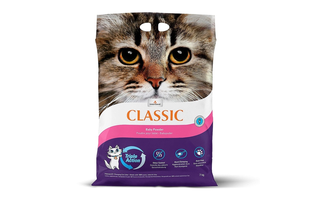 Intersand Litière pour chat Classic Babypuder 7 kg
