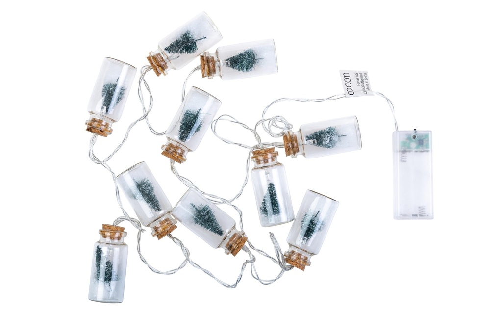 COCON Guirlande à LED Message dans une bouteille, 135 cm