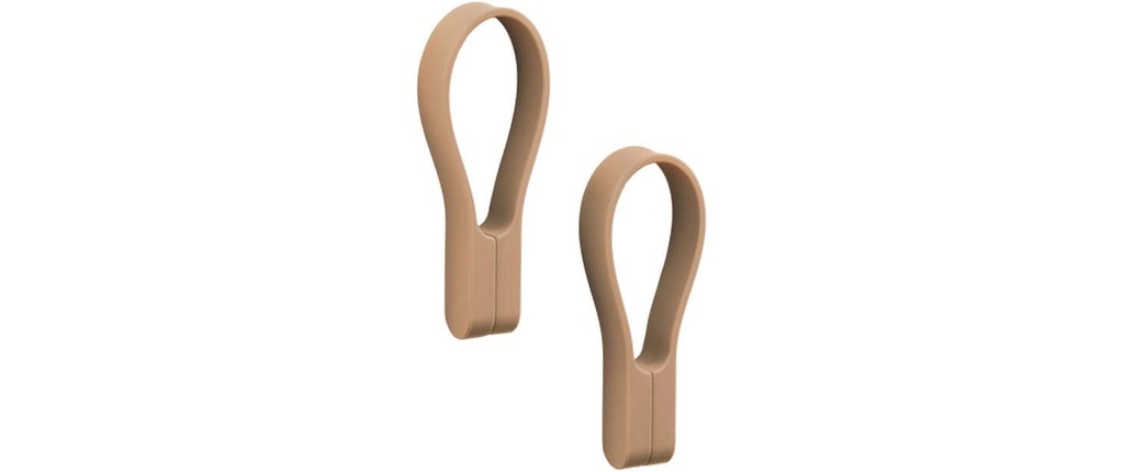 Zone Denmark Porte-serviette Boucle avec aimant 2 pièces, mandarine
