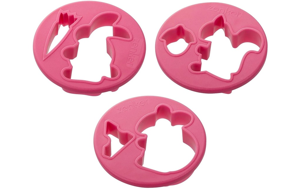 Zenker Emporte-pièce pour biscuits Set d'animaux, 3 pcs.
