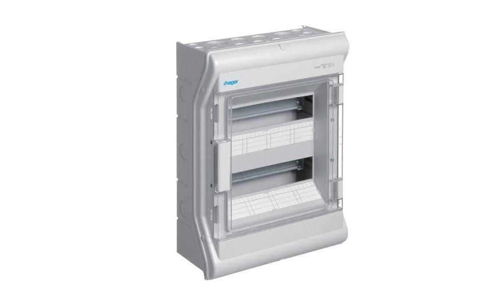 Hager Coffret électrique Vector, IP65 24M avec QC