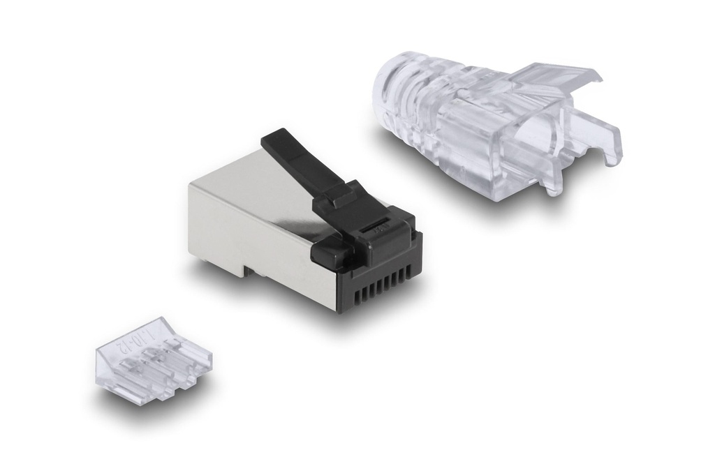 Delock Connecteur RJ45, FTP, Cat.6 50 Pièce/s, Transparent