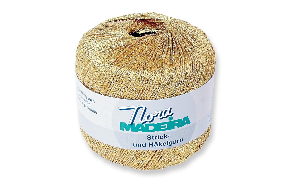 Madeira Fil à coudre et à broder Nora 25 g Doré