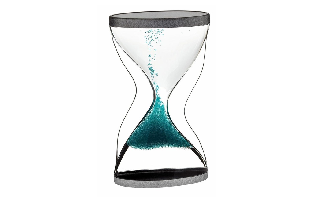TFA Dostmann Sablier 11.7 cm, argent/vert